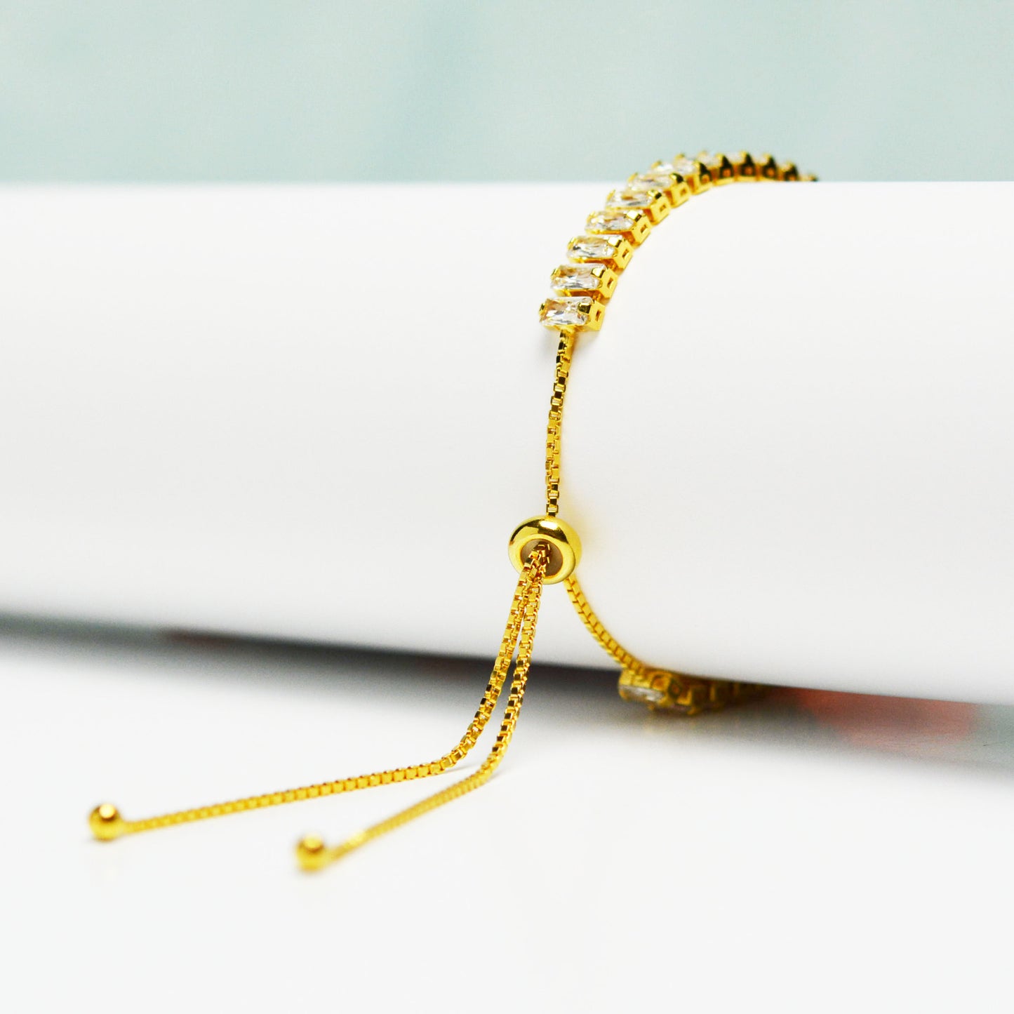 Sparkling Tennis Bolo Bracelet