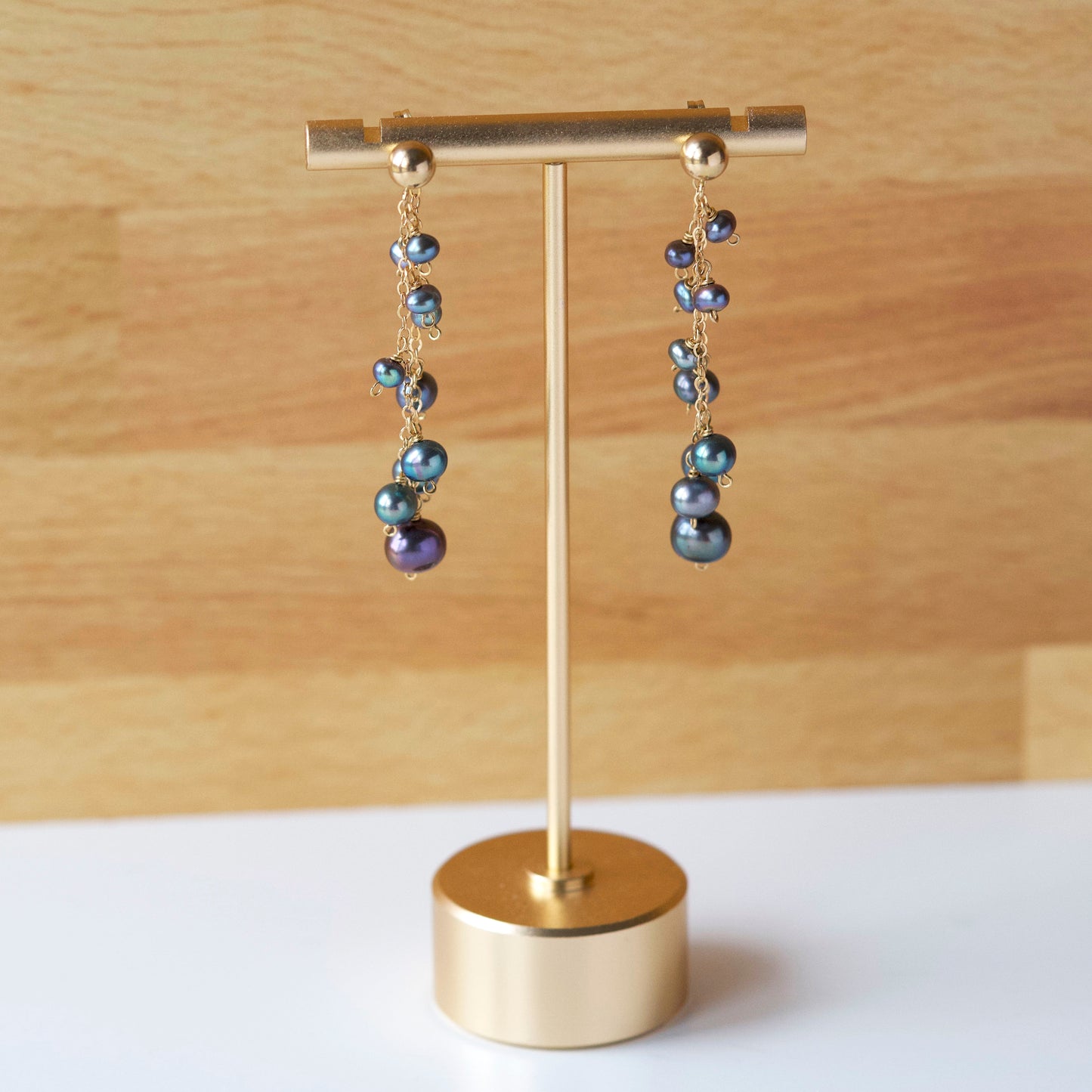 Freshwater Pearl Earrings with 18k gold fill ball post