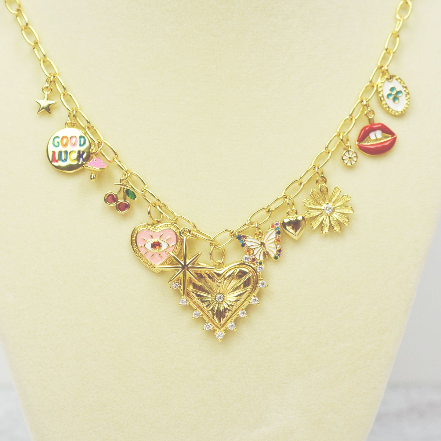 Multi Charm Necklace