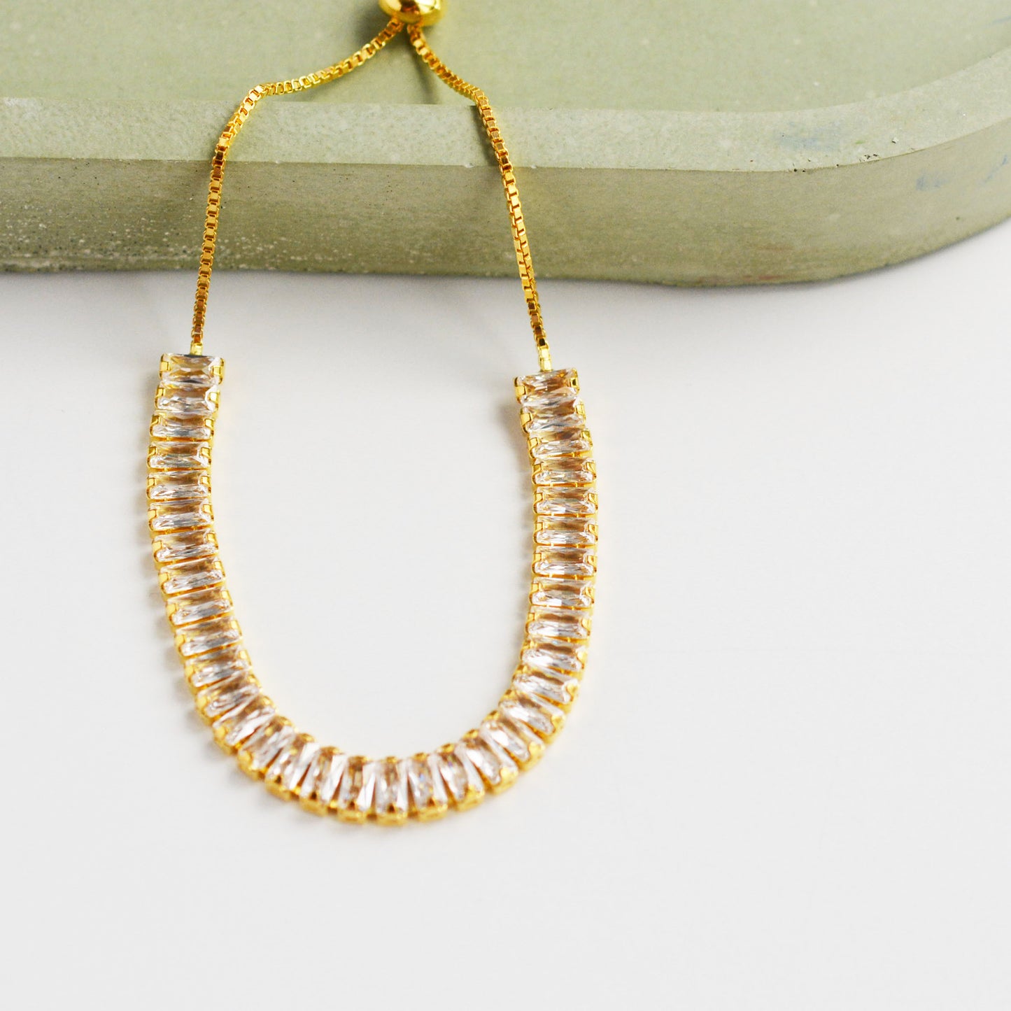 Sparkling Tennis Bolo Bracelet