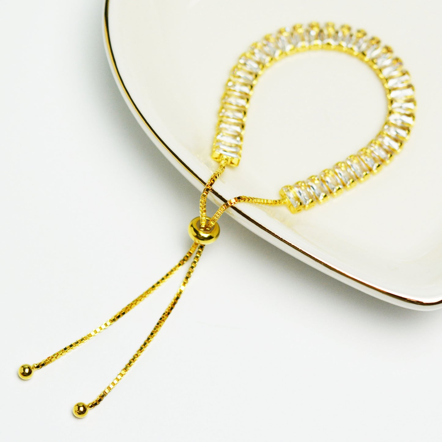 Sparkling Tennis Bolo Bracelet