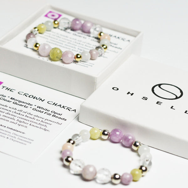 The Crown Chakra Bracelet - Spirituality & Clarity of mind