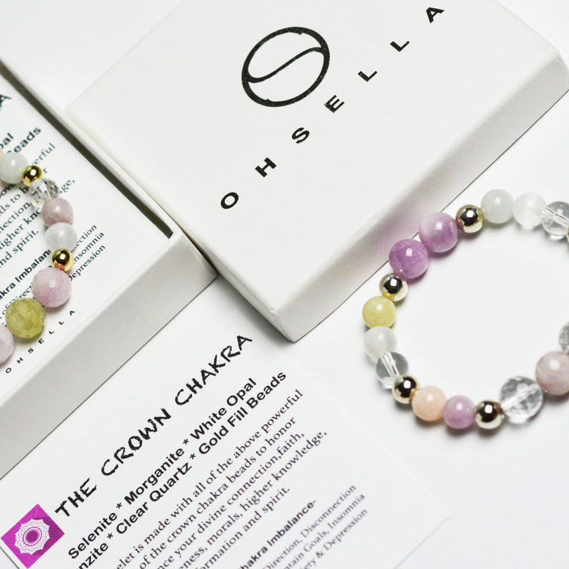 The Crown Chakra Bracelet - Spirituality & Clarity of mind