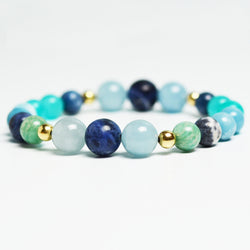 The Throat Chakra Bracelet- Clear Communication & Authentic Expression