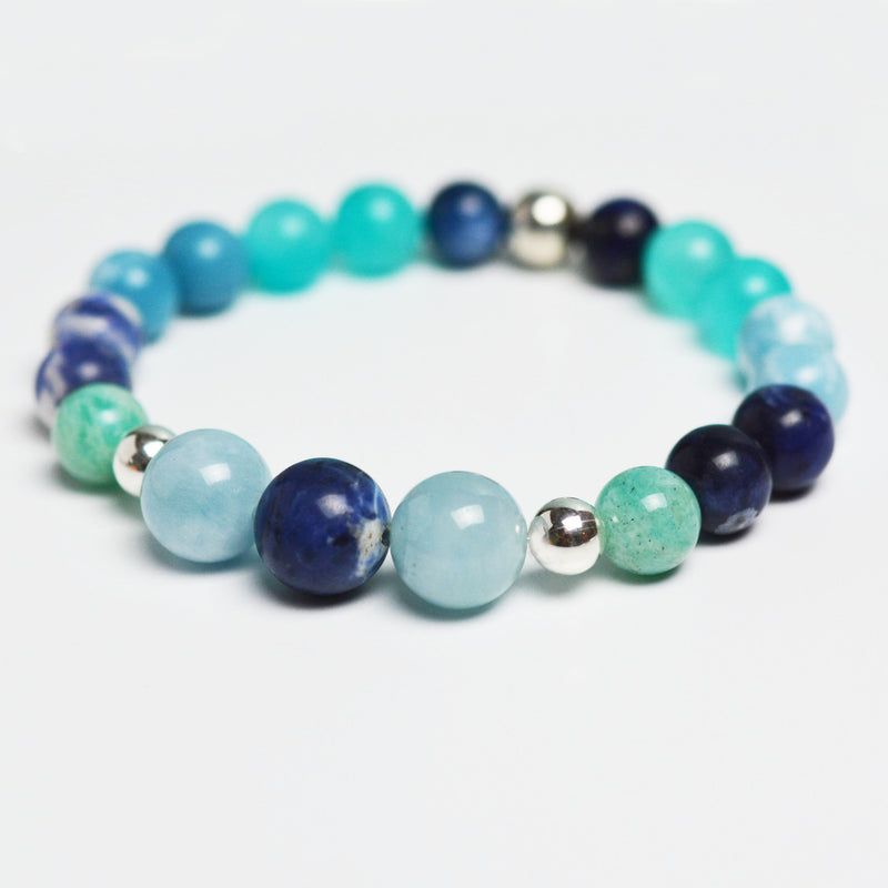 The Throat Chakra Bracelet- Clear Communication & Authentic Expression