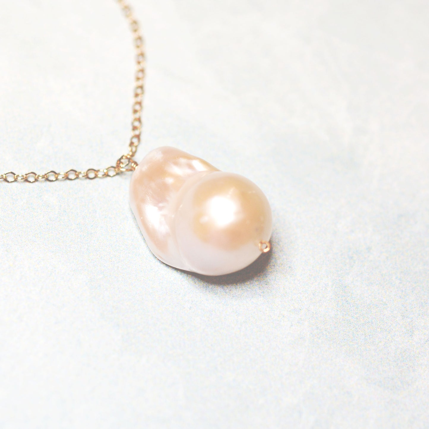 Long Baroque Pearl Necklace