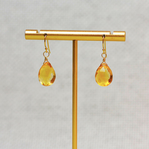 Citrine Drop Earring