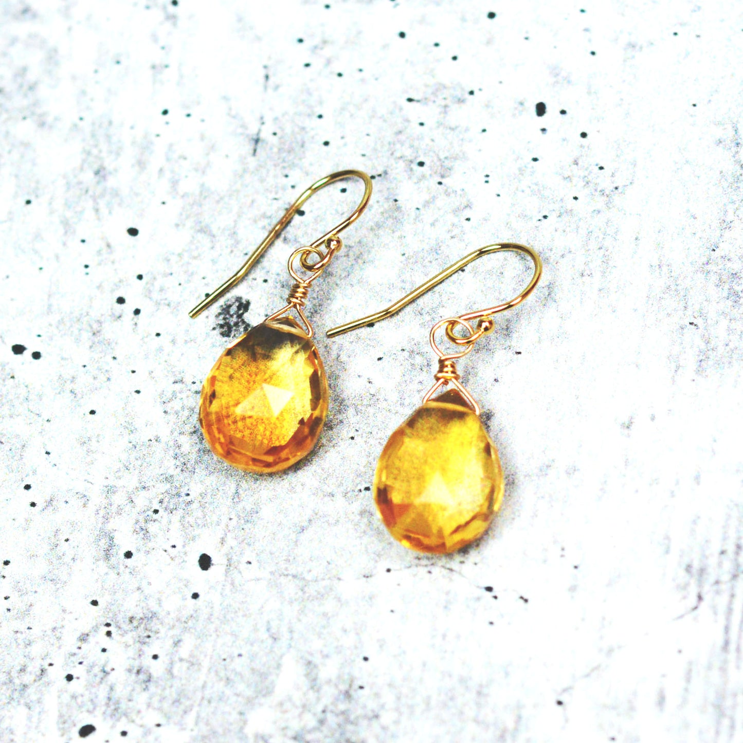 Citrine Drop Earring