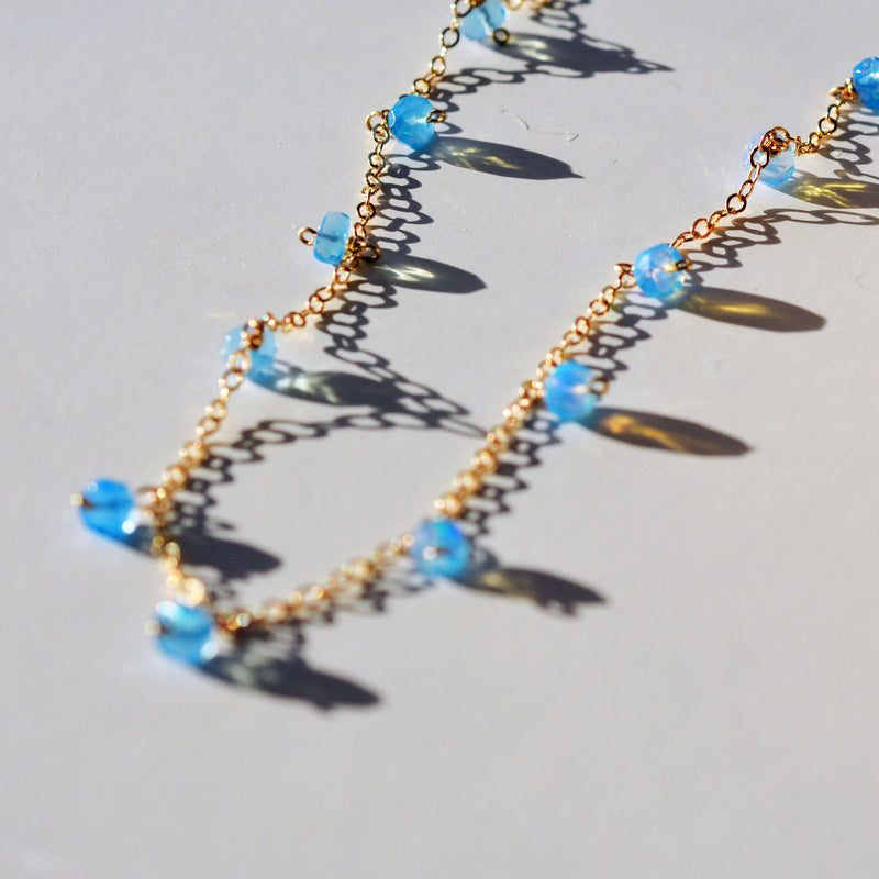 Blue Opal Necklace