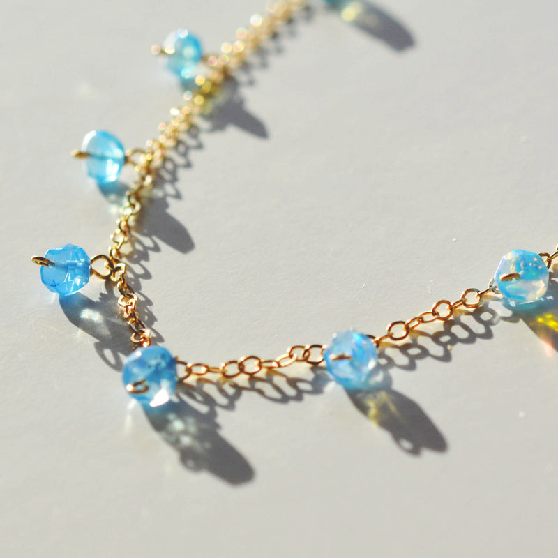 Blue Opal Necklace