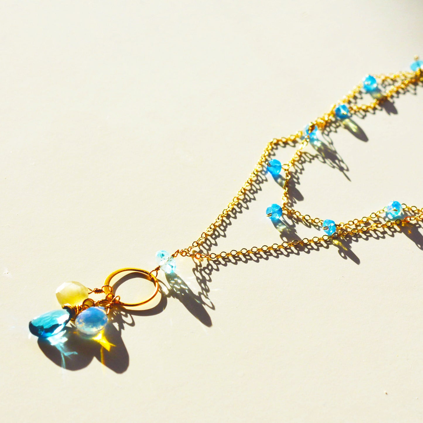 Blue Opal Necklace