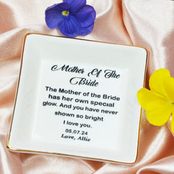 Mother of The Bride Ring Dish Personalized