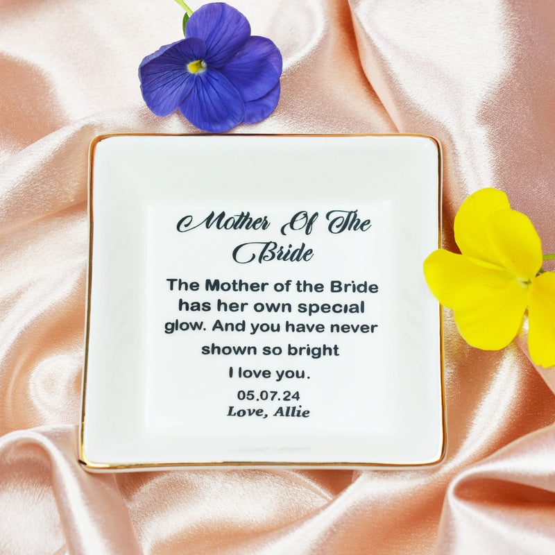 Mother of The Bride Ring Dish Personalized