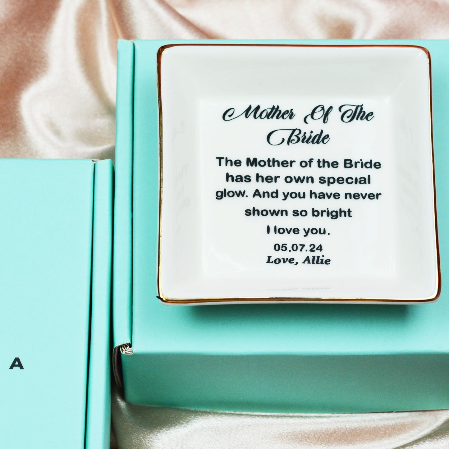 Mother of The Bride Ring Dish Personalized