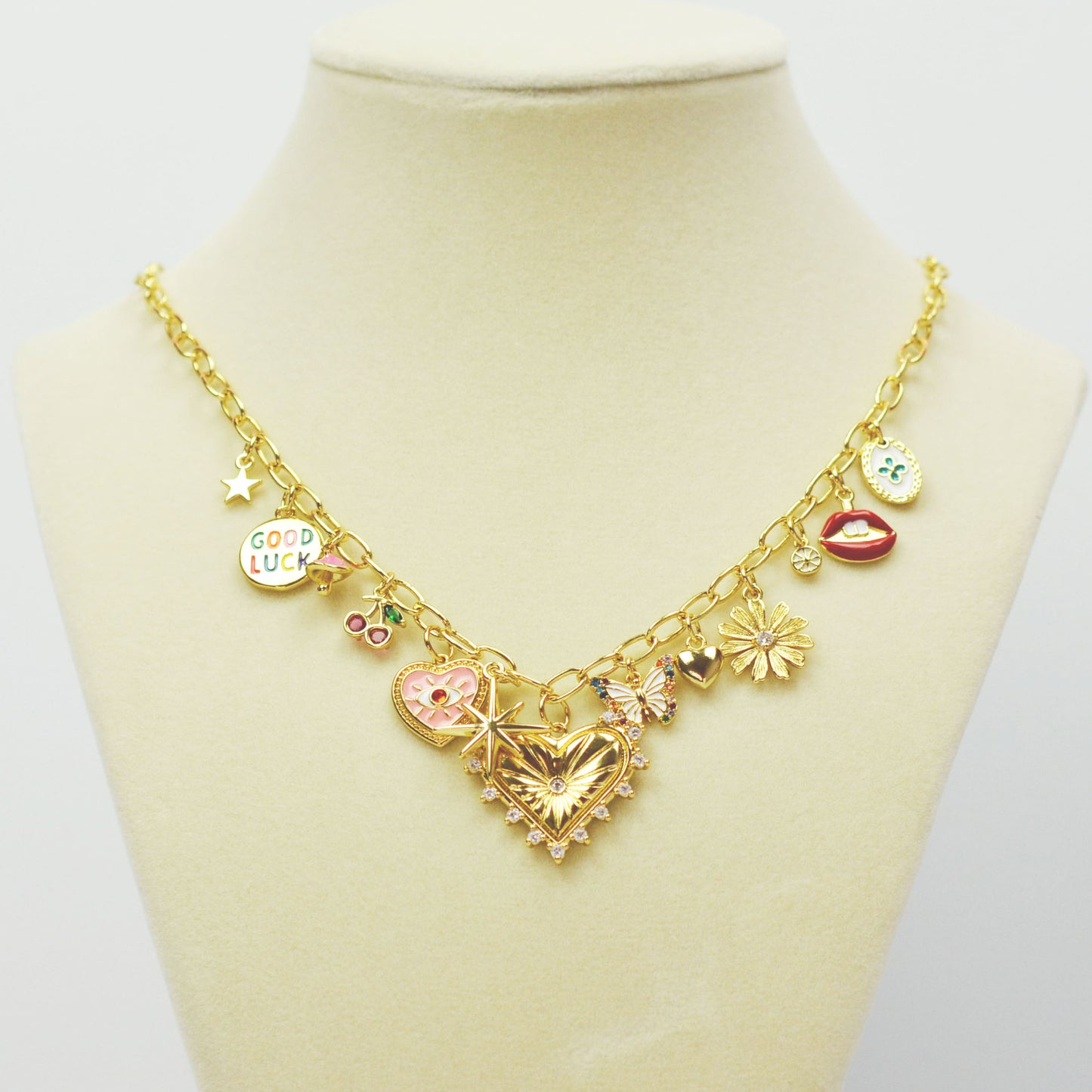 Multi Charm Necklace