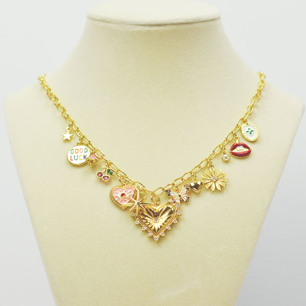 Multi Charm Necklace