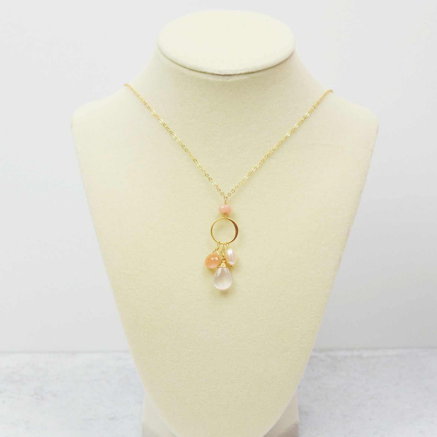 3 Gemstone Necklace