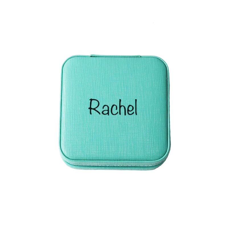 Personalized Travel Jewelry Box Bridesmaid Gift