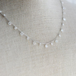 Mini CZ Gem Choker Necklace