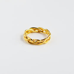 18K Gold Over Sterling Silver Ring