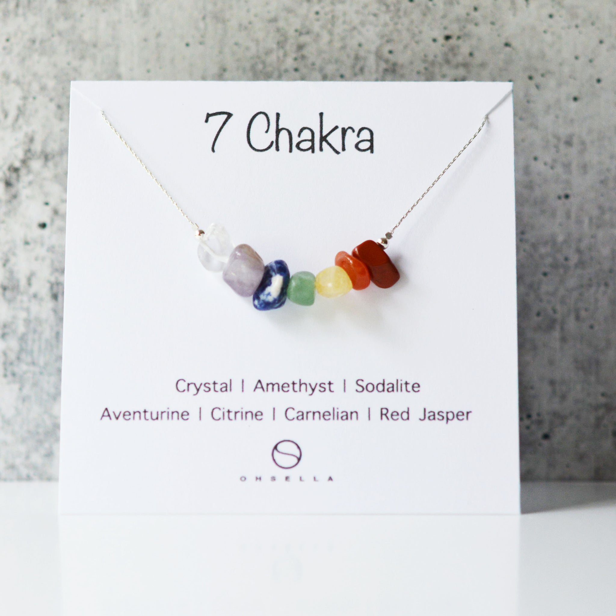 7 Chakra Necklace - Crystal Vibe