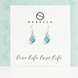 Sky Blue Topaz Earrings