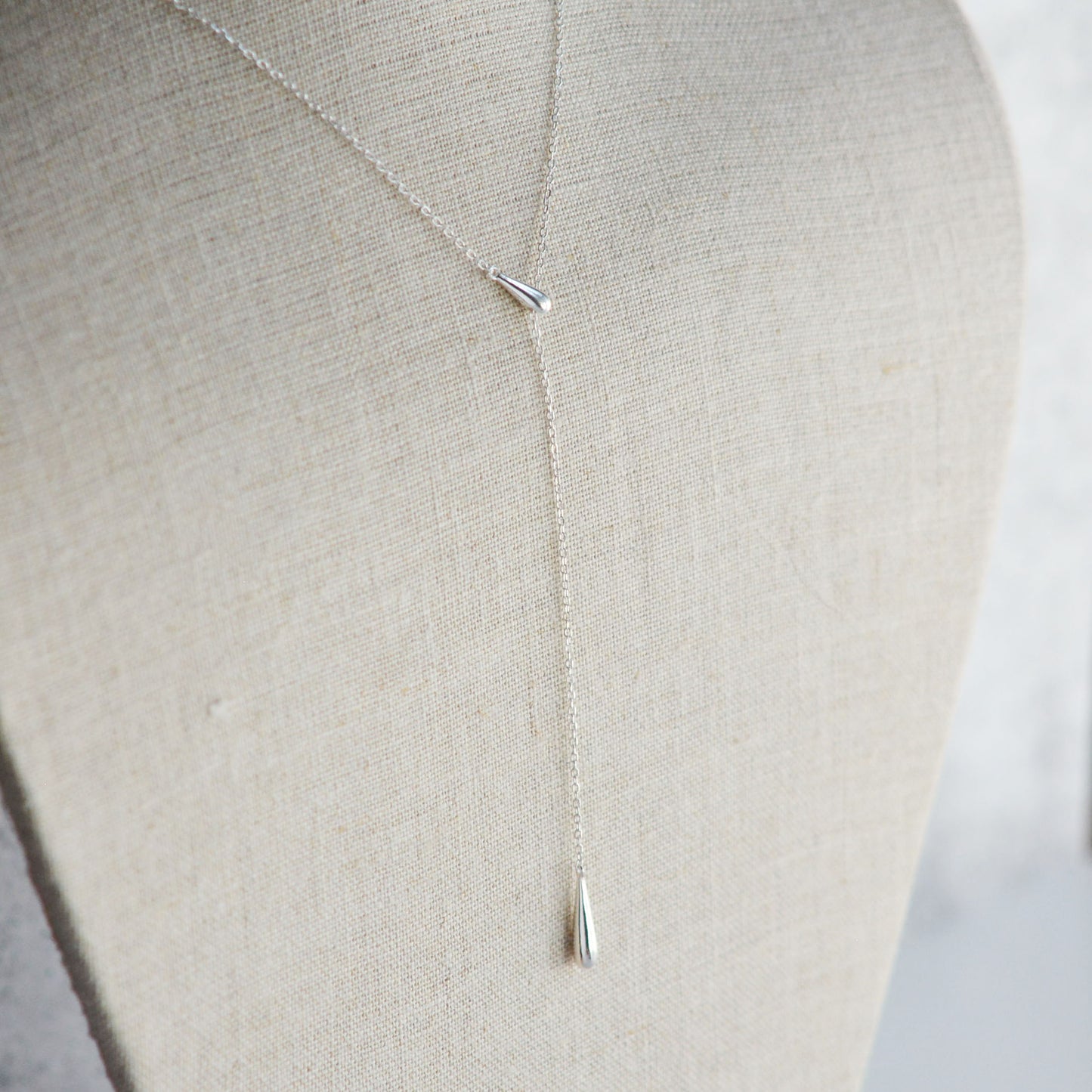 Radiant Sterling Silver Adjustable Y/ Lariat Necklace