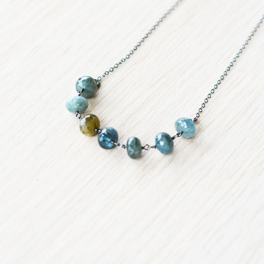 Moss Aquamarine Necklace