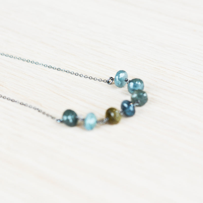 Moss Aquamarine Necklace