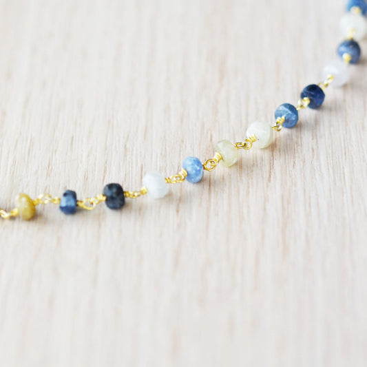 Shaded Sapphire Necklace