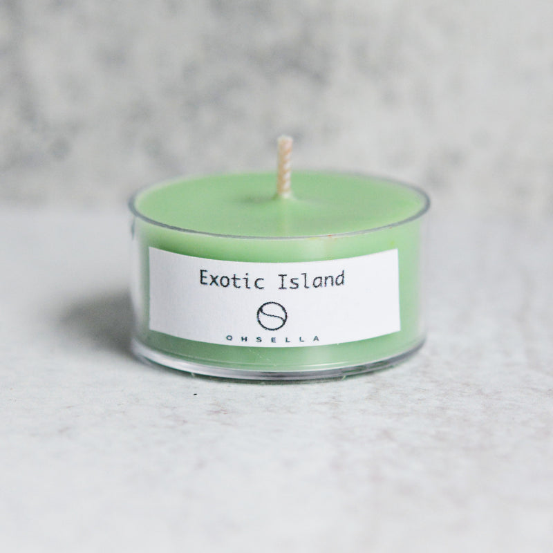 Exotic Island Set of 4 Tea Lights