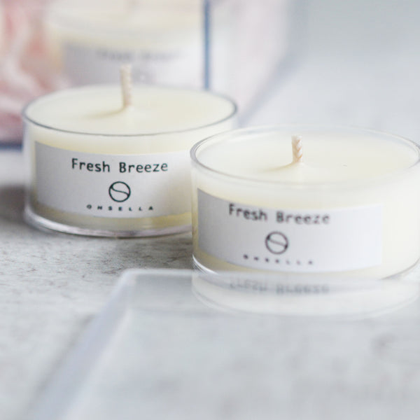 Fresh Breeze Set of 4 Tea Lights