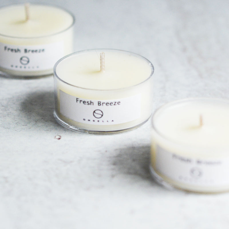 Fresh Breeze Set of 4 Tea Lights