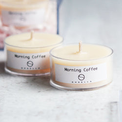 Morning Coffee Set of 4 Tea Lights