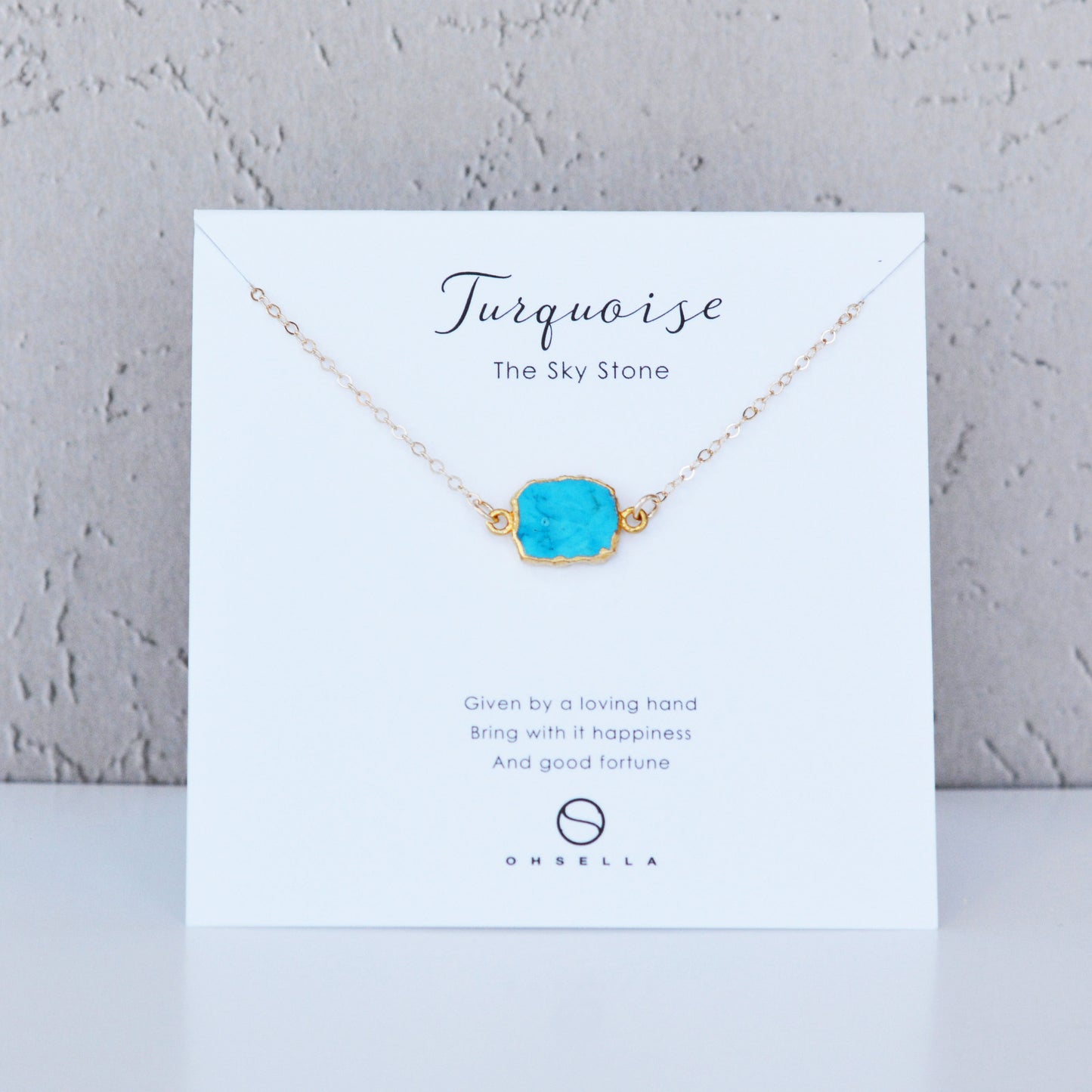 Turquoise Slice Necklace