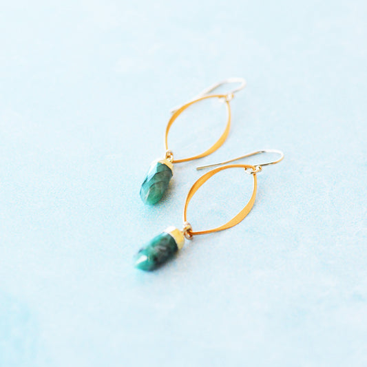 Emerald Earring