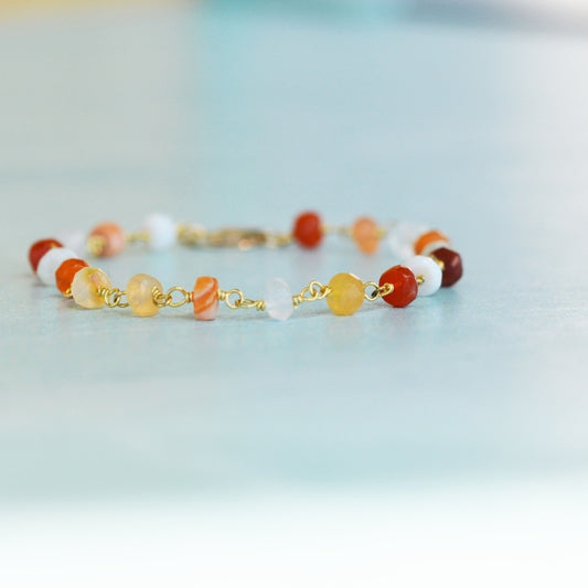 Fire Opal Bracelet