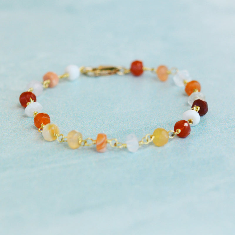 Fire Opal Bracelet