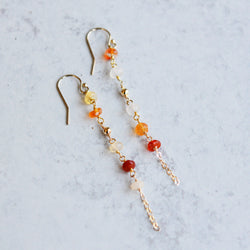 Fire Opal Earring