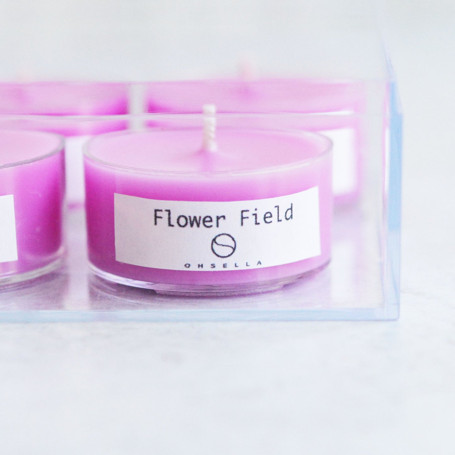 Flower Field Set of 4 Tea Lights