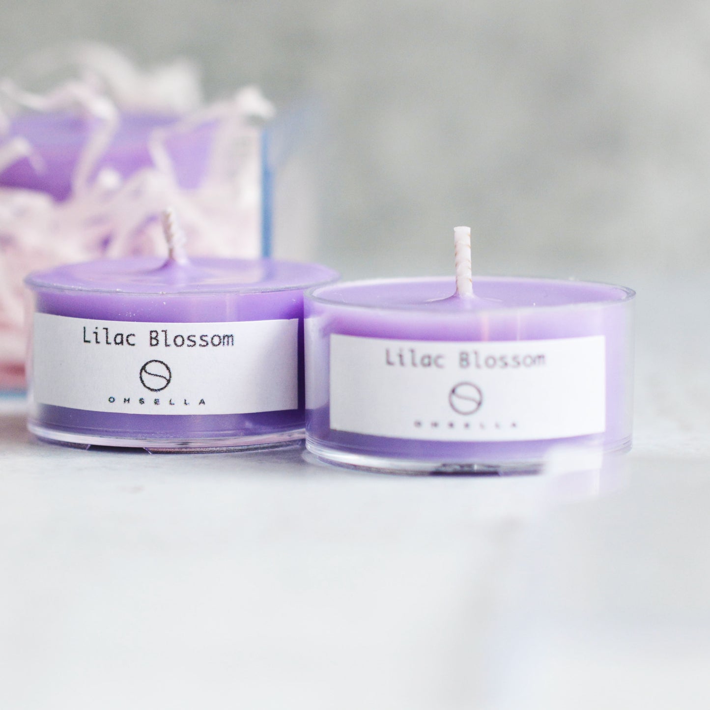 Lilac Blossom Set of 4 Tea Lights