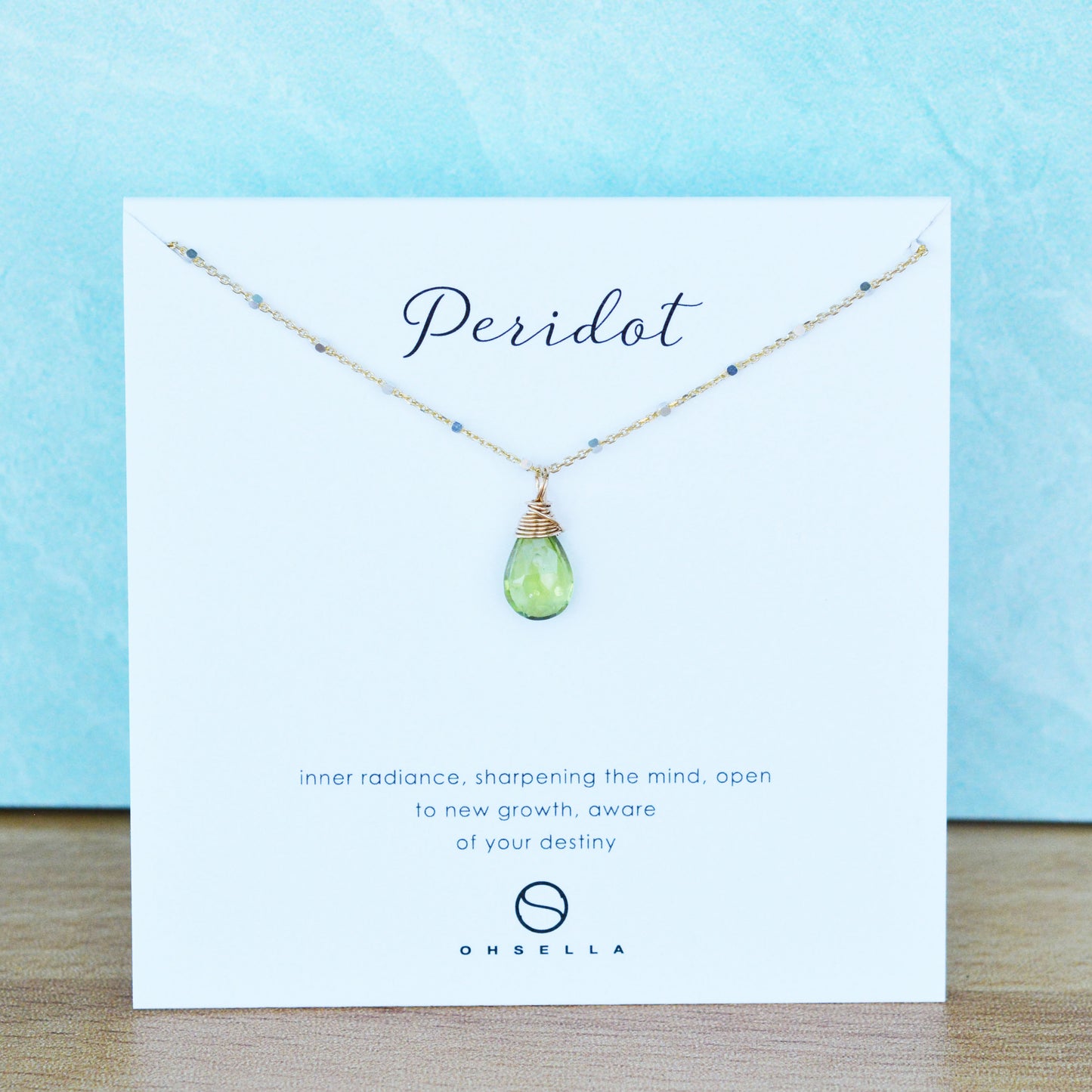 Peridot Briolette Necklace