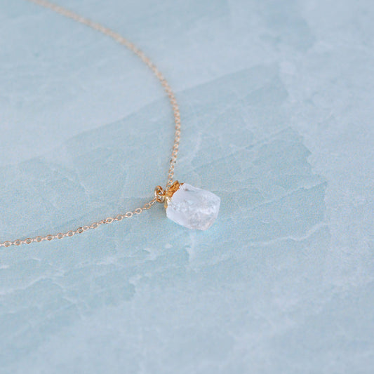 Rough Cut Crystal Necklace