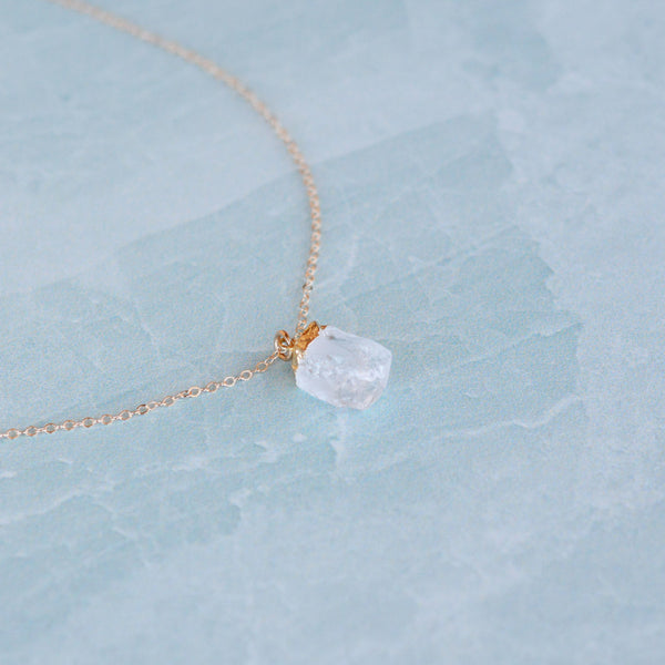 Rough Cut Crystal Necklace