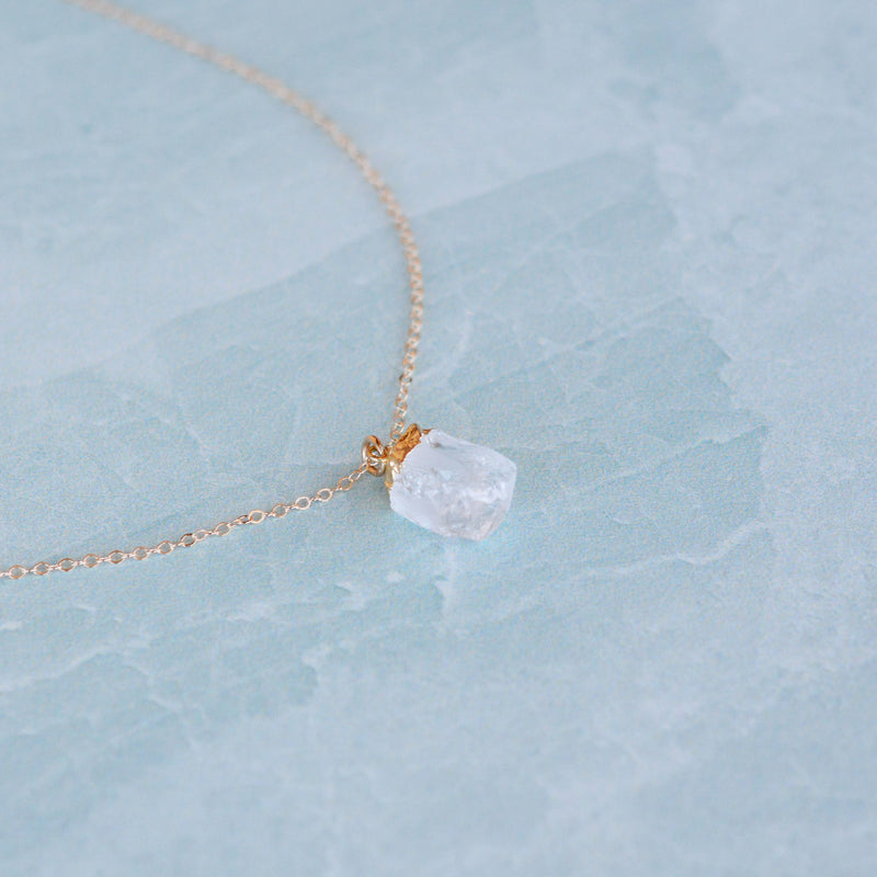 Rough Cut Crystal Necklace