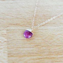 Ruby Pendant Necklace