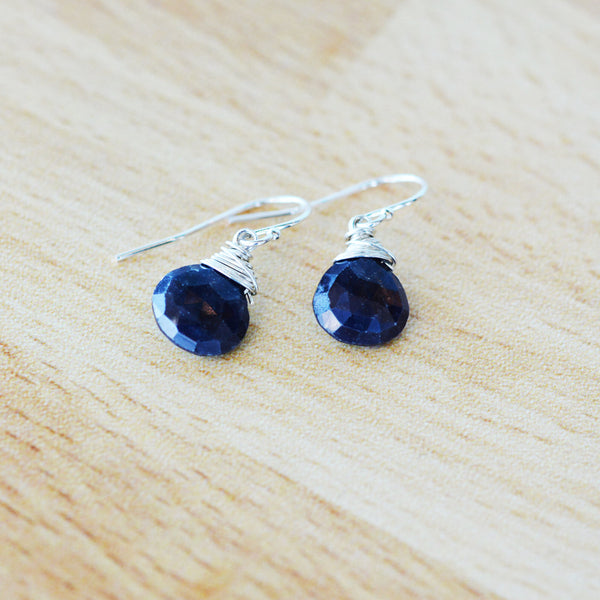 Sapphire Drop Earring